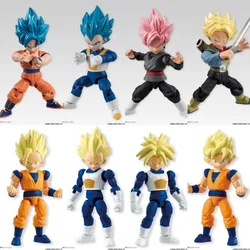 BANDAI Brand New Genuine Dragon Ball Son Goku Trunks Vegeta Movable Small Figure in Stock No Box