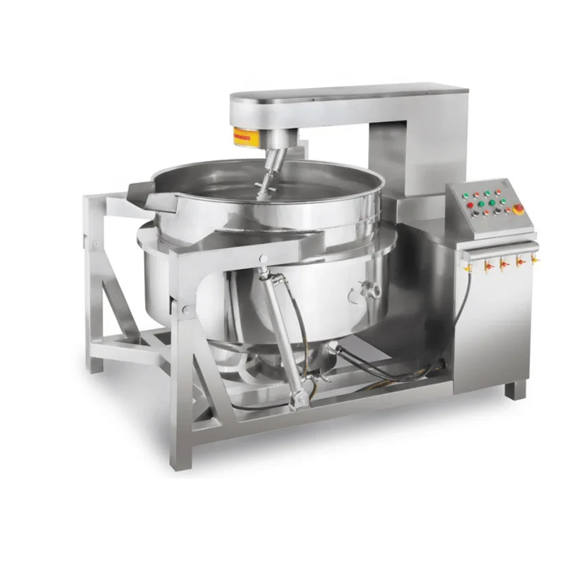 

Automatic large factory cooking machine, bean paste stirring wok
