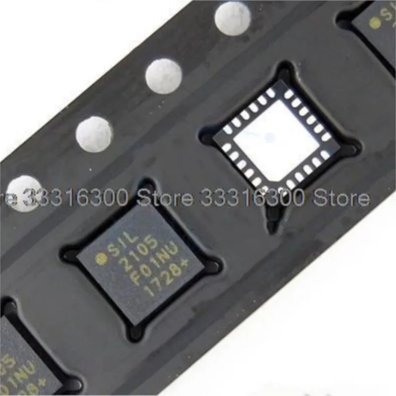 10PCS New CP2105-F01-GMR CP2105 Silk screen SIL2105  SII2105  QFN20 Microcontroller chip IC