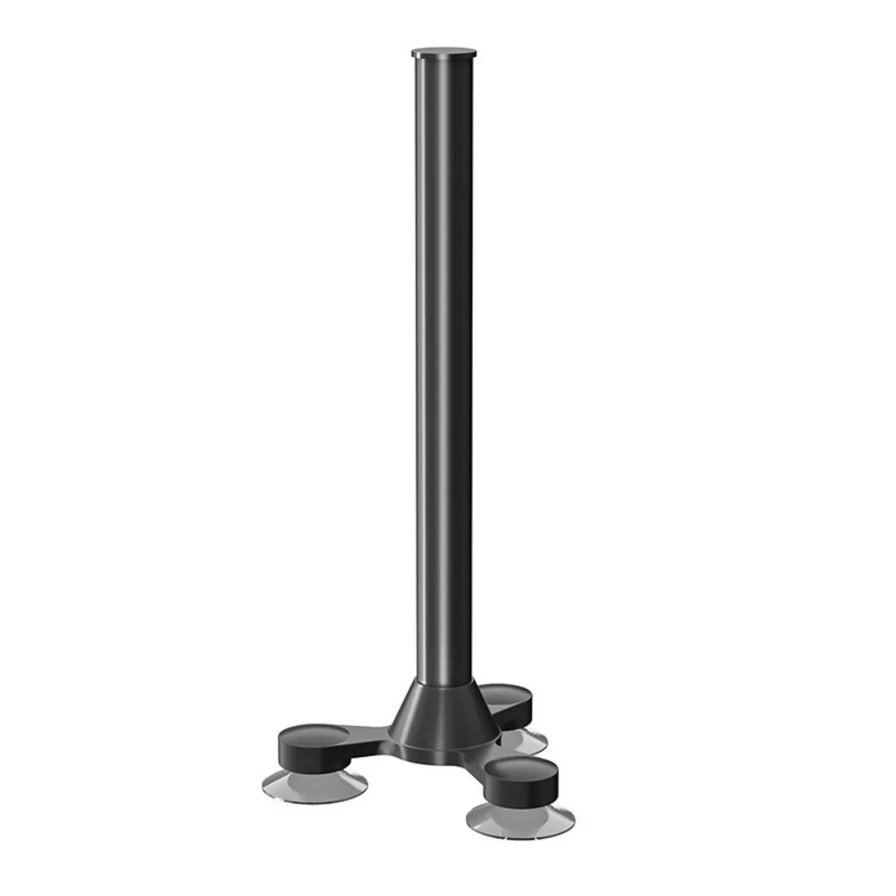 

Suction Cup Paper Towel Holder Stable Base Removable Vertical Tissue Stand One-Handed Tear Non-slip Stand Up Tissue Rack Kitchen