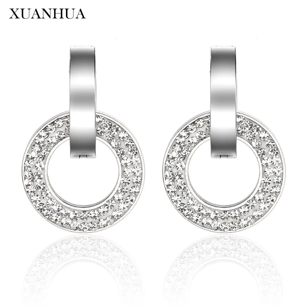 Earings Hoops Women Classic Guangdong Fashion Metal Round Hoop Earrings New In Earrings Top Fashion