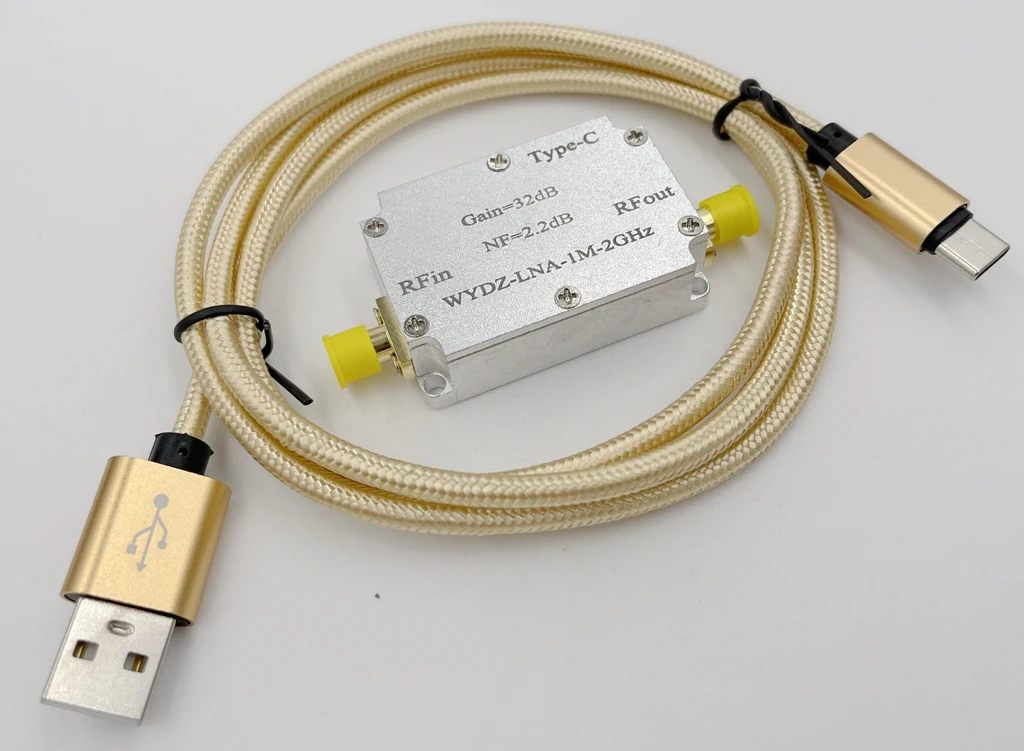 

RF Signal Amplifier Low Noise Amplifier 1M-2GHz Noise 2.2dB 32DB LNA