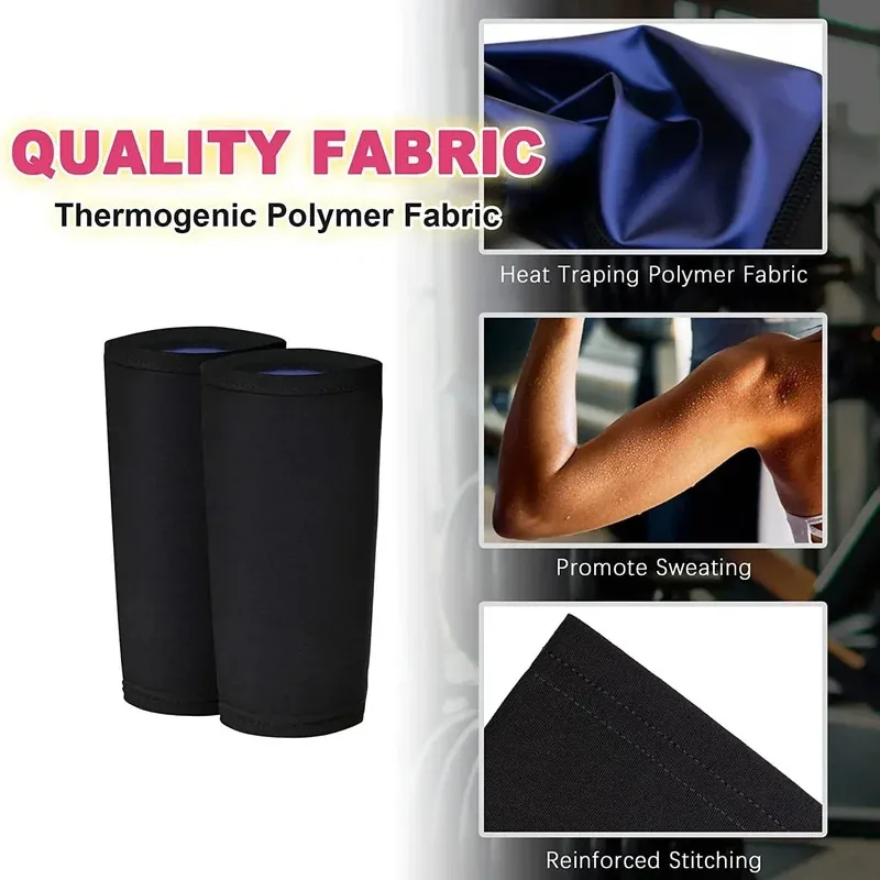 1 زوج الذراع التخسيس المشكل ضغط التفاف كم يساعد على فقدان الأسلحة الدهون لهجة حتى الذراع تشكيل الأكمام للنساء الأسلحة المتقلب حزام #5