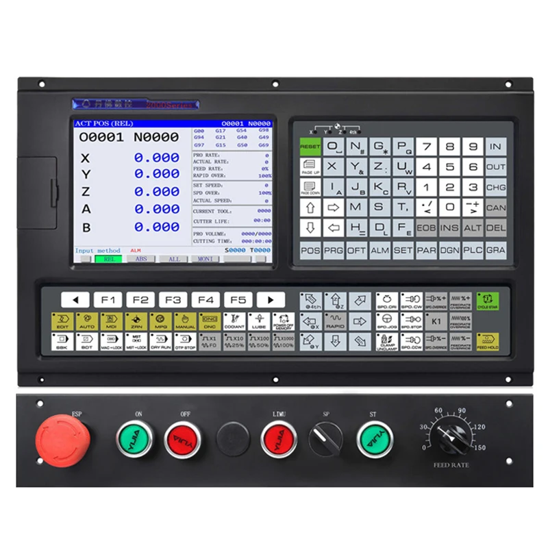 Low Cost Milling Machine Control System Kit CNC Controller 5 Axis With PLC, ATC Function For Machine Modification