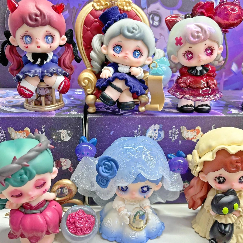 

Tarti Ghost in Hotel Series Blind Box Cute Anime Figure Surprise Bag Darkness Desktop Decor Pvc Doll Mystery Box Toys Girl Gift