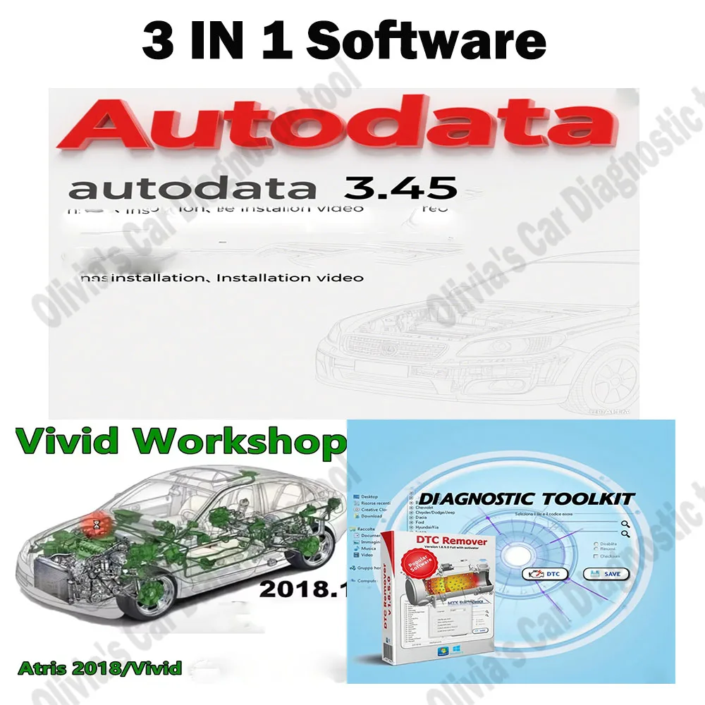 

DTC Remover 1.8.5 For KESS KTAG FGTECH + AutoData 3.45 Car accessories + Vivid 2018 Workshop Atris-Stakis Technik OBD2 Scanner