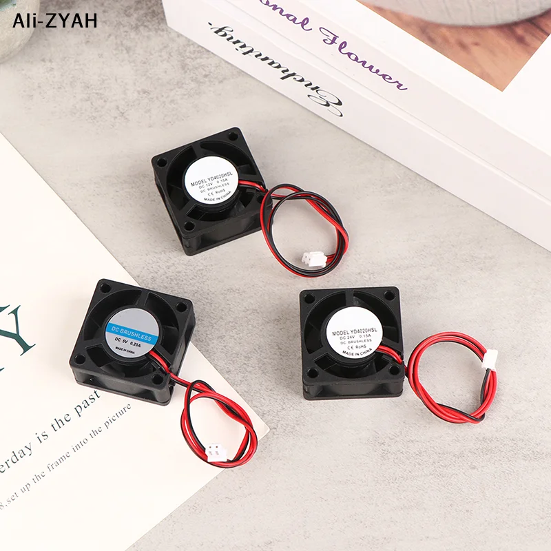 

Вентилятор охлаждения для компьютера, 5В/12В/24В, мини-вентилятор 40 мм, маленький вытяжной вентилятор для 3D-принтеров Ender 3, CR10