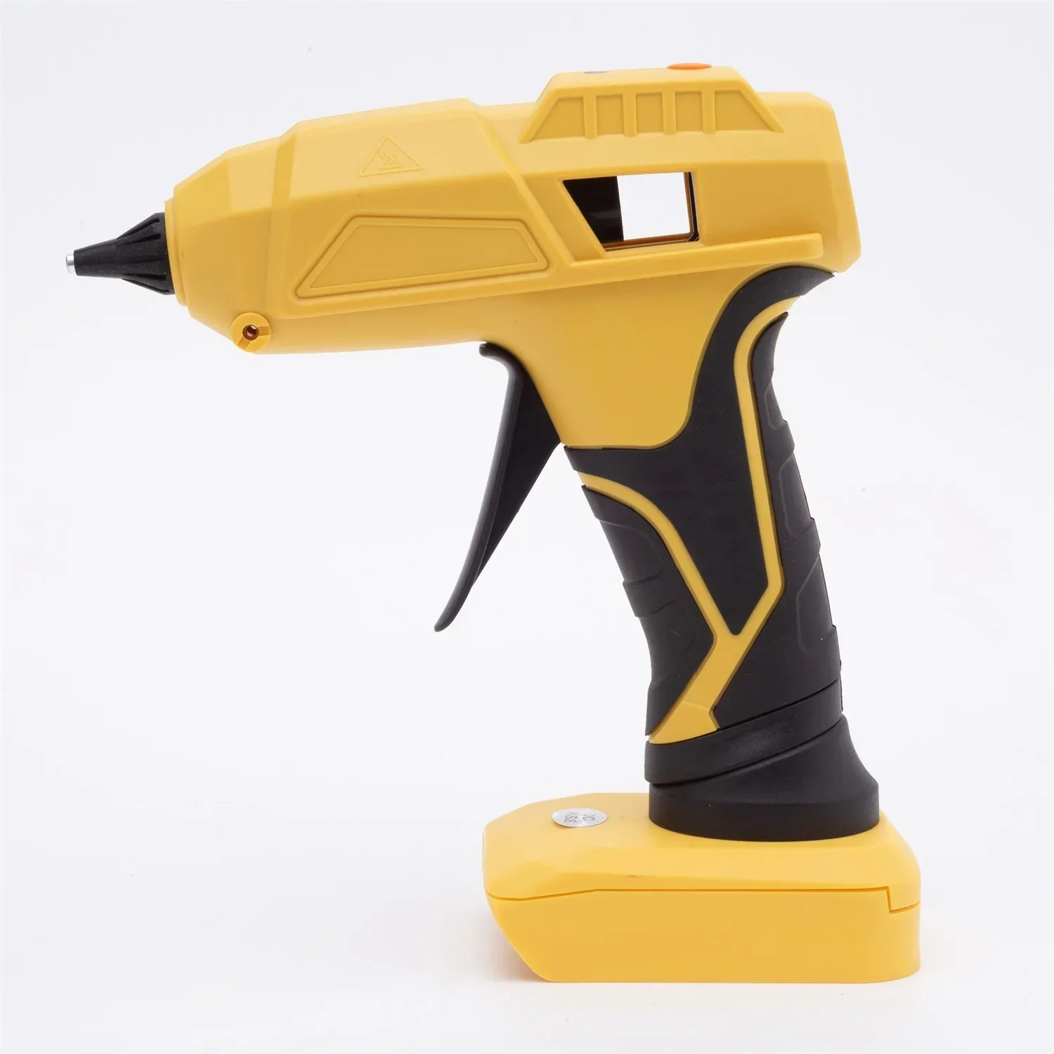 Electric Hot Melt Glue Gun for DeWalt 18V Battery Cordless Glue W /10pcs Glue Stick Hot Melt Welding Hot Air Gun（NO Battery ）