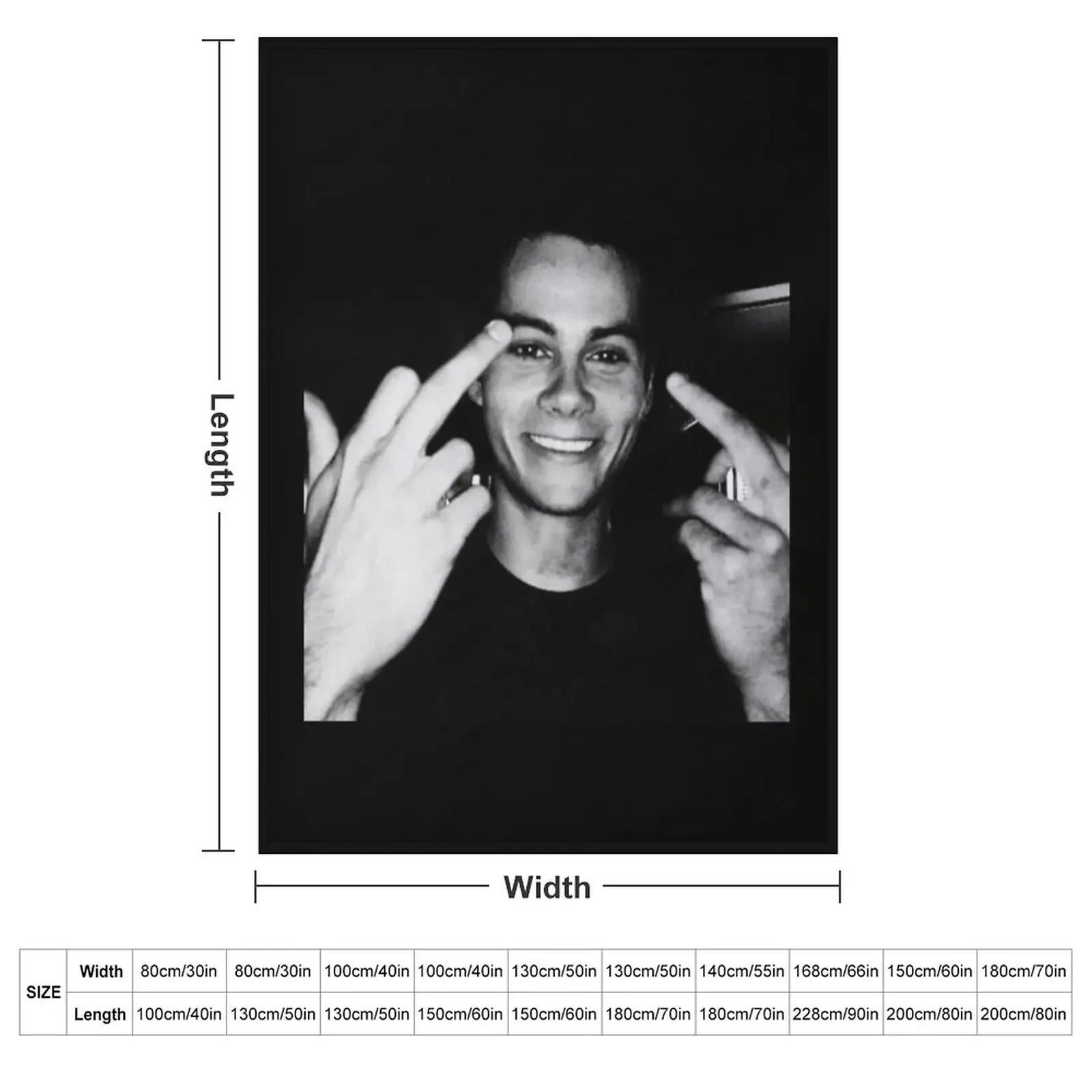 Dylan Obrien Throw Blanket Bed linens Soft Big Personalized Gift blankets and throws Blankets