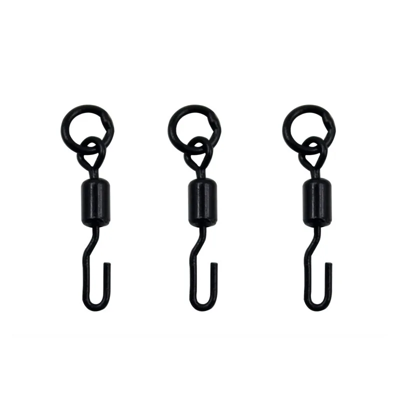 

100pcs European Carp Fishing Accessories Large Opening Hooks Single Ring 8-Shaped Ring Connector Fishing Tackle Set