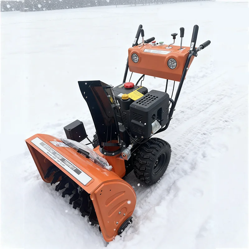 

Self-propelled Snow Removal Machine Road Sweeper Mini Snow Brush Self-propelled Snow Removal Equipment