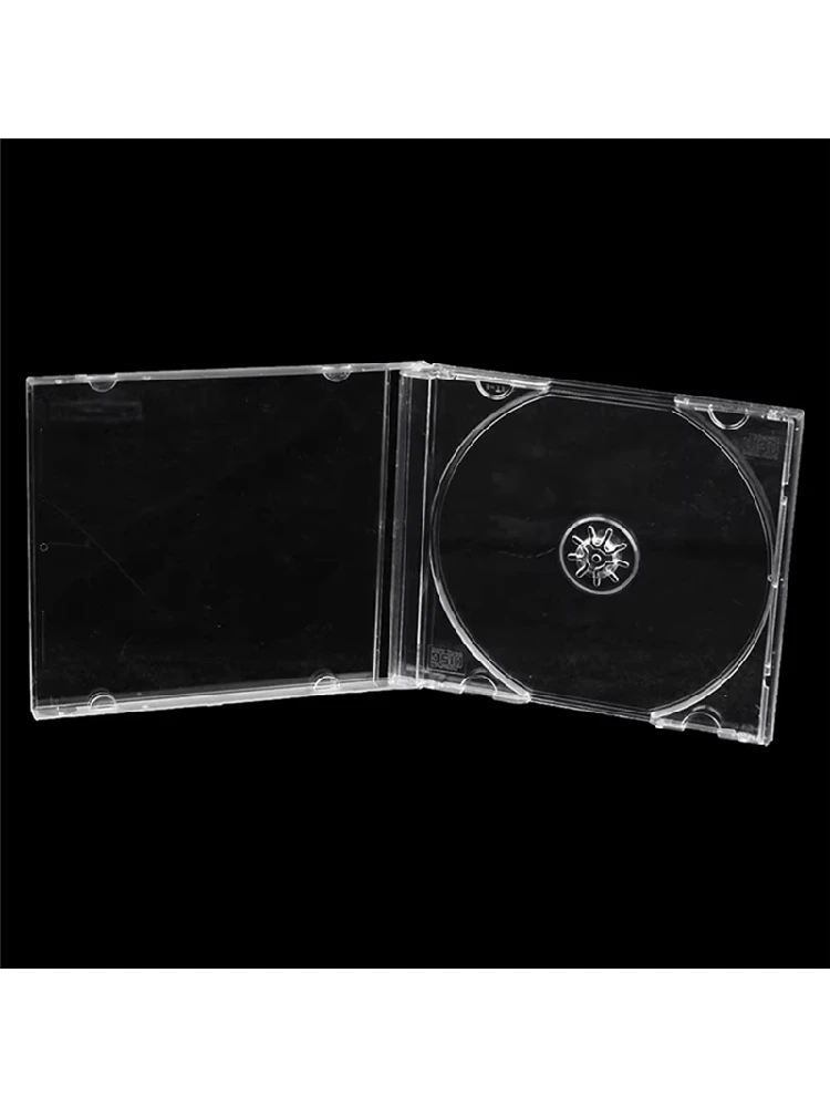 B04C-étui en plastique Transparent pour CD/DVD, organisateur de stockage de disques monobloc, boîte d'album pour la Protection des médias