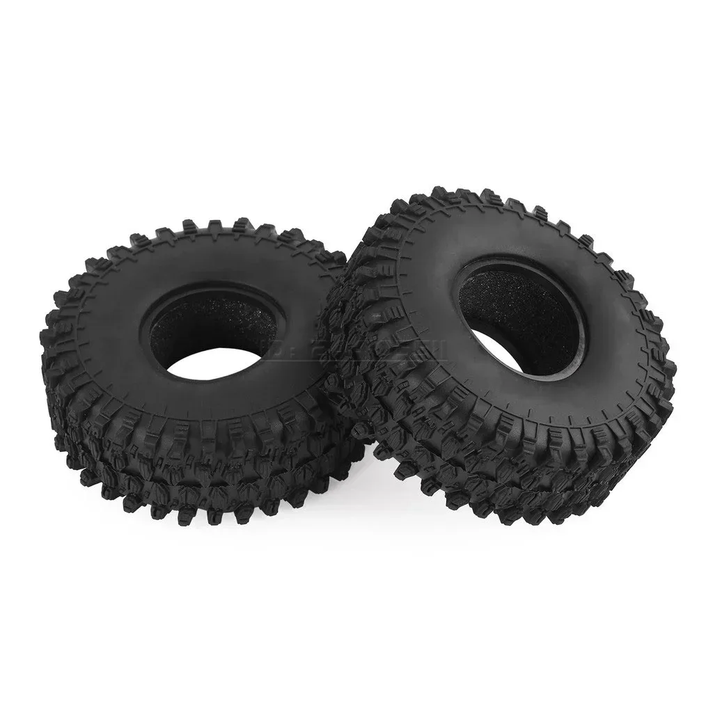 4PCS RC Crawler Rubber Tire 1.9inch 120mm Tyre Wheel for 1/10 Climbing Car Rocks Traxxas Redcat SCX10 AXIAL RC4WD TF2 Model Toy