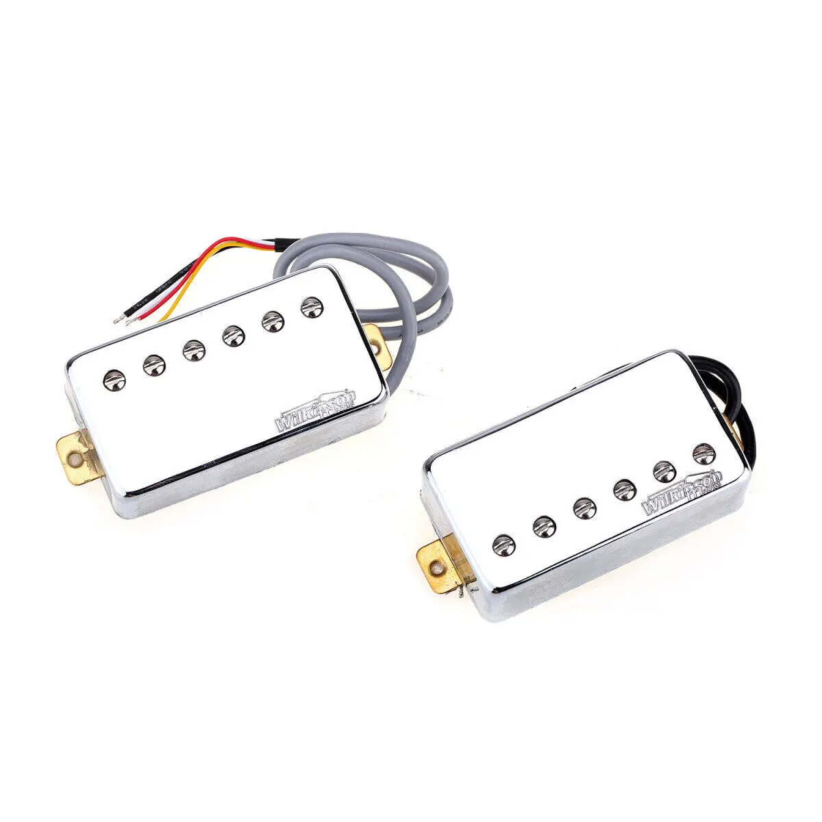 

Wilkinson Chrome Vintage Tone Alnico 5 PAF Humbucker Pickup Single Coil Replacement for Les Paul Guitar Guitar Pickup Upgrade