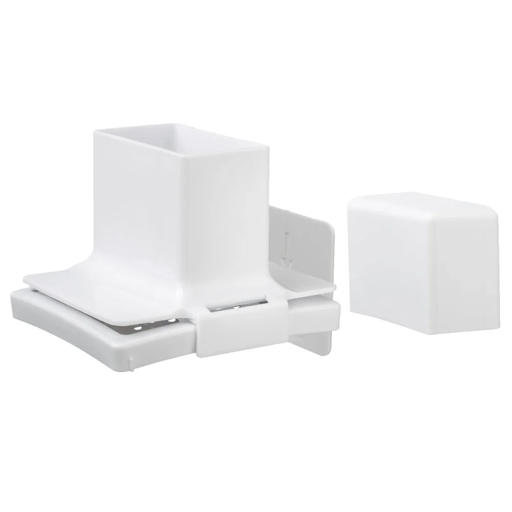 

Soap Wall Dispenser Powder Box Case Dish Compact White Non-punching Holder Travel