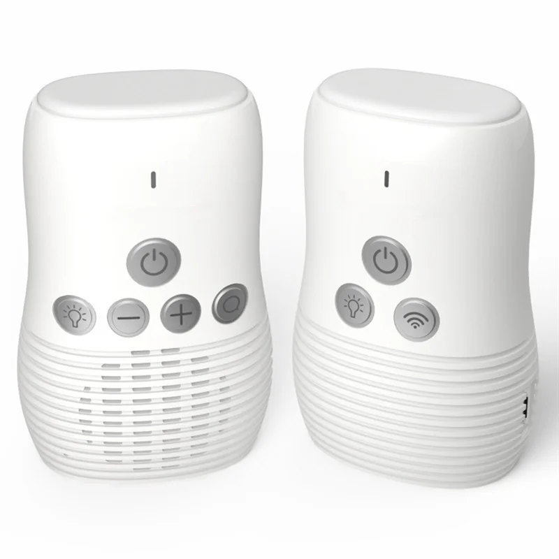 【RECOMENDAR】EU Plug Rechargeable Battery Baby Monitor 2.4Ghz Wireless Small Audio Two-Way Audio Function Intercom
