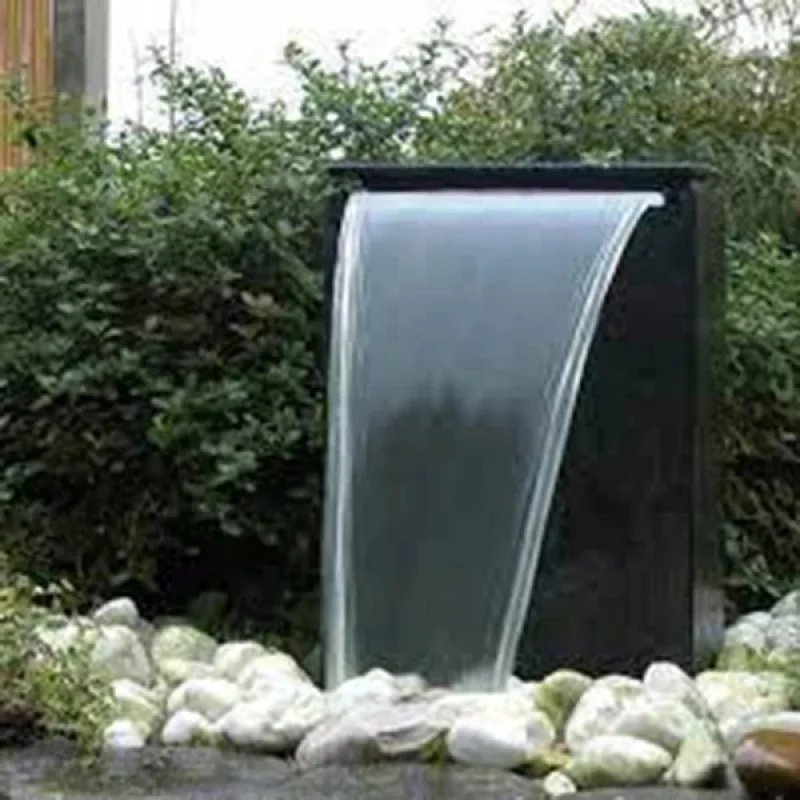 custom.Customized Corten Steel Waterfall Fountain with Weather Resistant Design Cycling Function Indoor/Outdoor Use