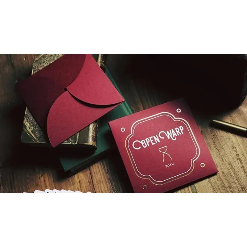 เปิด Warp โดย Zoyu การ์ด Magic Tricks Close Up Magic Visual Effect Magia Magie Magica นักมายากล Prop อุปกรณ์เสริมภาพลวงตา