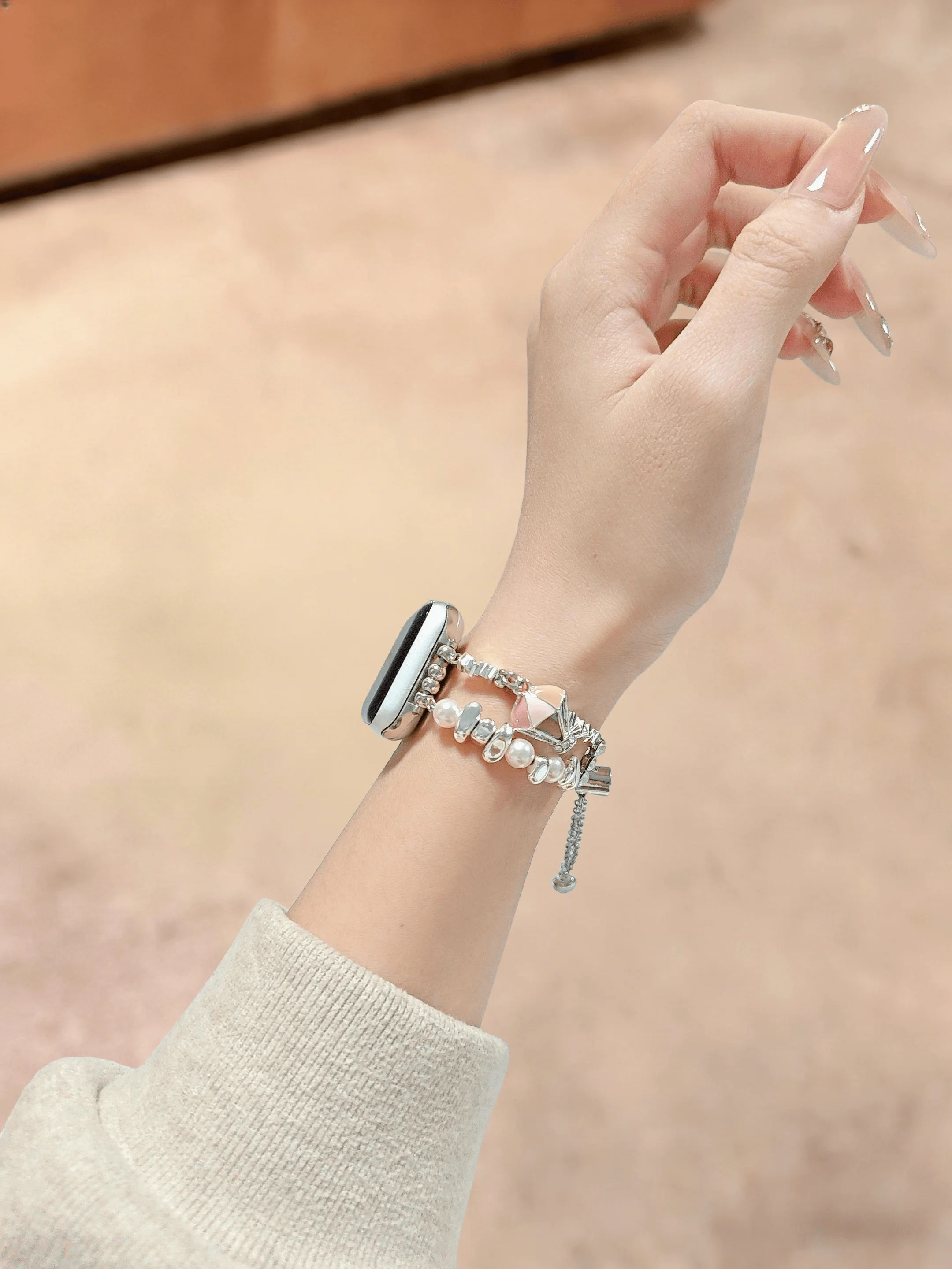 

Простой и роскошный ремешок, совместимый с ремешками iWatch 38 мм, 40 мм, 41 мм, 42 мм, 44 мм, 45 мм, 49 мм, модный ремешок ручной работы.