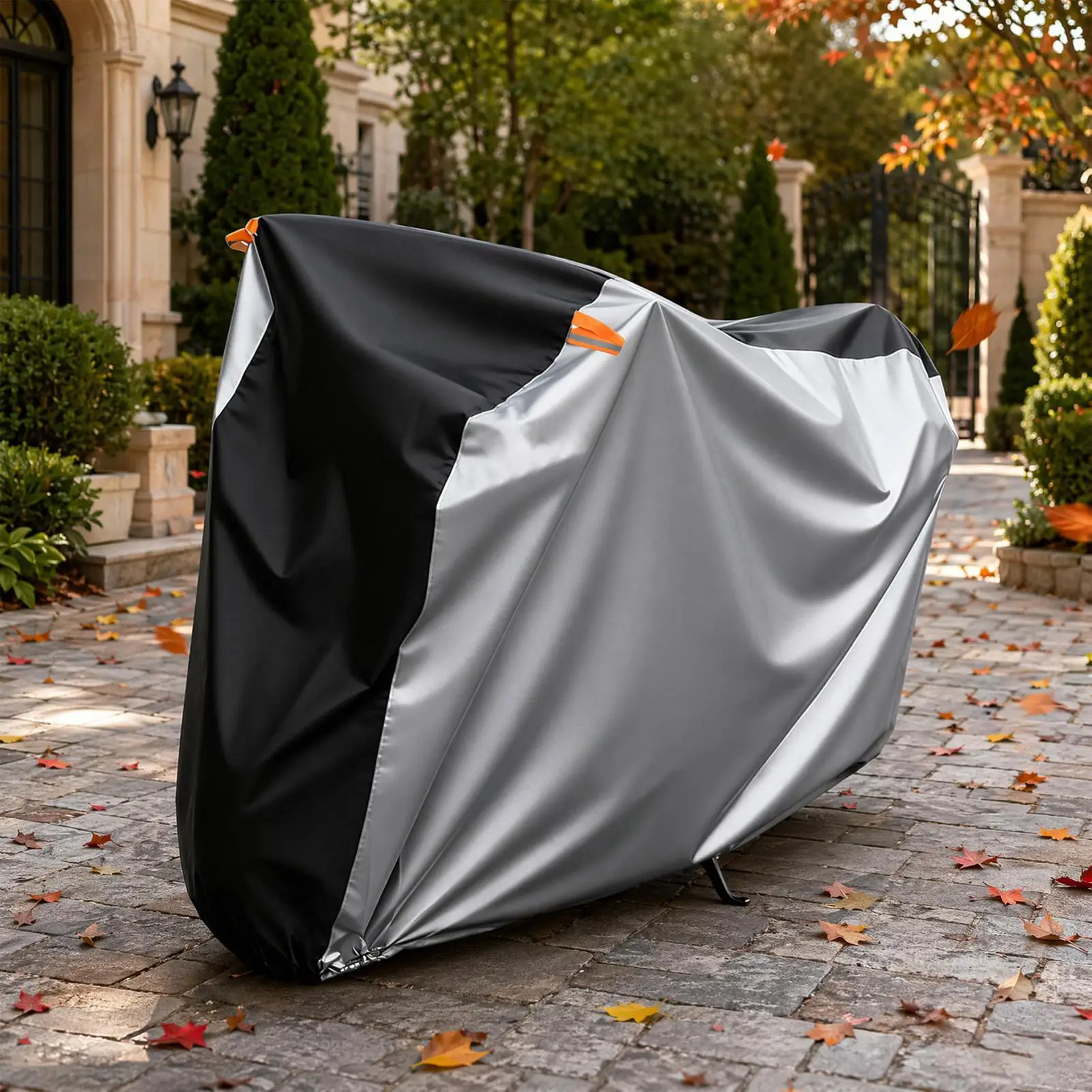 Bike Cover Waterproof Outdoor UV Protection Windproof Canopy Outdoor Electric Tricycle Covers for Adult Kids Cargo Scooter