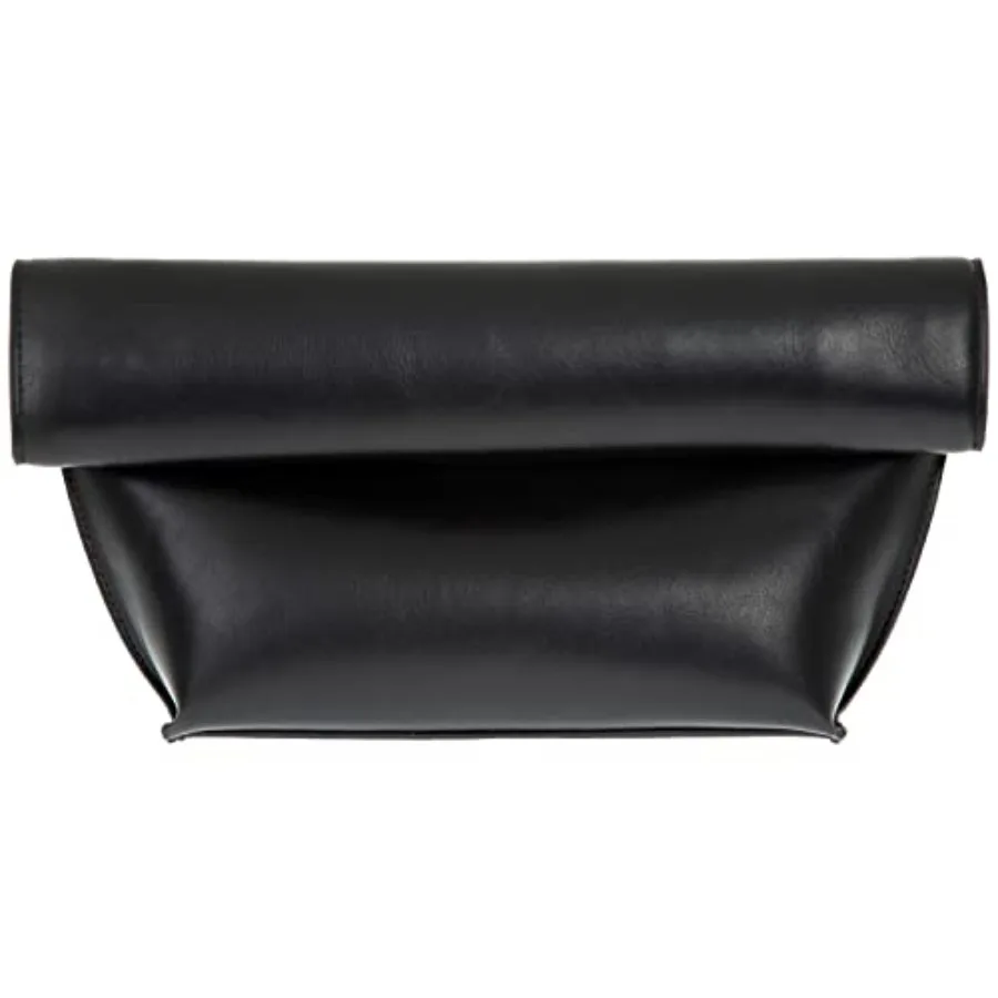 JNB Faux Leather Oversize Foldover Clutch