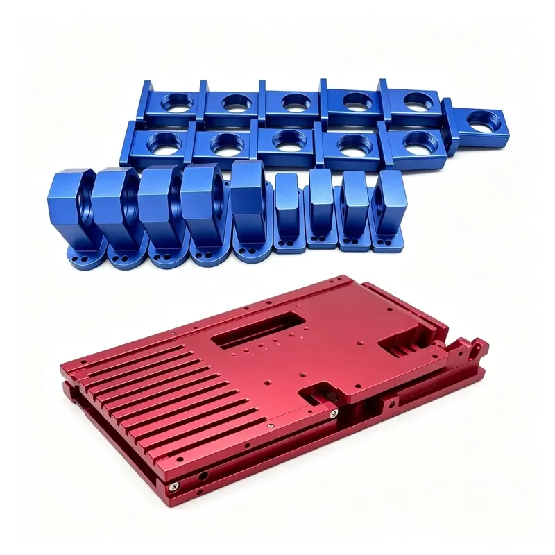 for 6061 Aluminum Alloy  Anodized Block Plate  Custom Automation Equipment Machining Parts