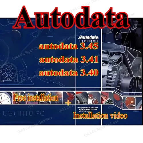 Autodata 3.45/3.41/3.40 Software de diagnóstico de reparación de automóviles Diagramas de cableado en varios idiomas Datos Autodata Polish