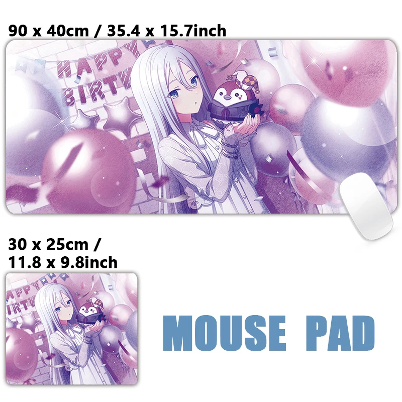 Nieuw ontwerpproject Sekai 2025, karakter PJSK Anime meisjes muismat tafelmat Gaming XXL Anime muismat toetsenbord desktop mat