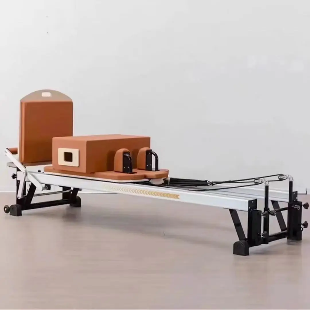 Customizable Logo Pilates Reformer Pilates Machine Professional Aluminum Alloy Reformer