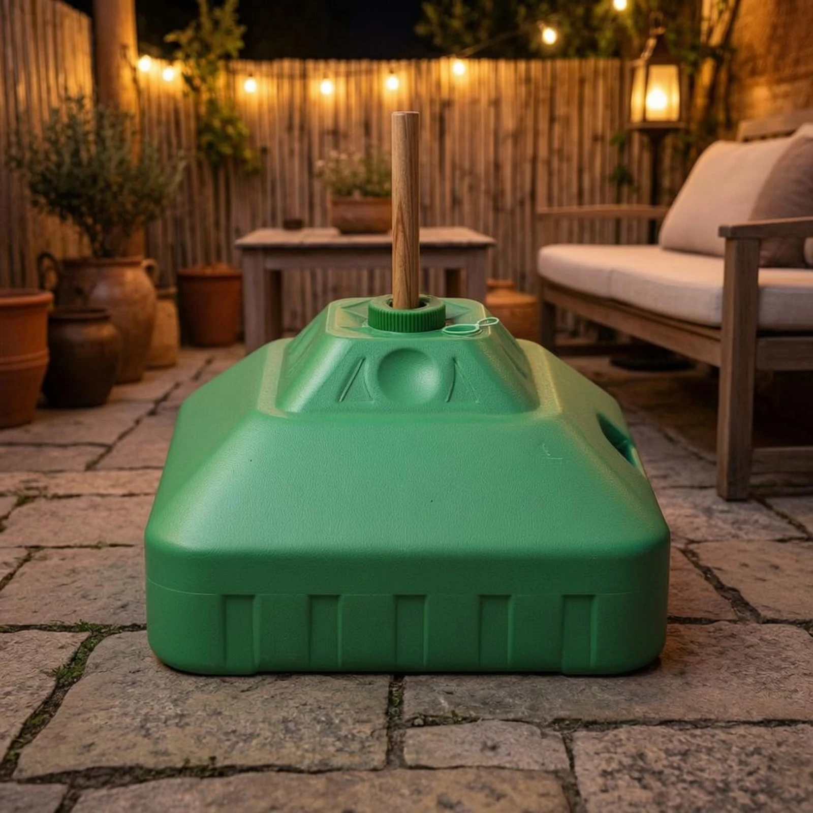 Fillable Umbrella Base 30 L Water Barrel Base Outdoor Gear Molded Neck Garden Item Side Handle Recess