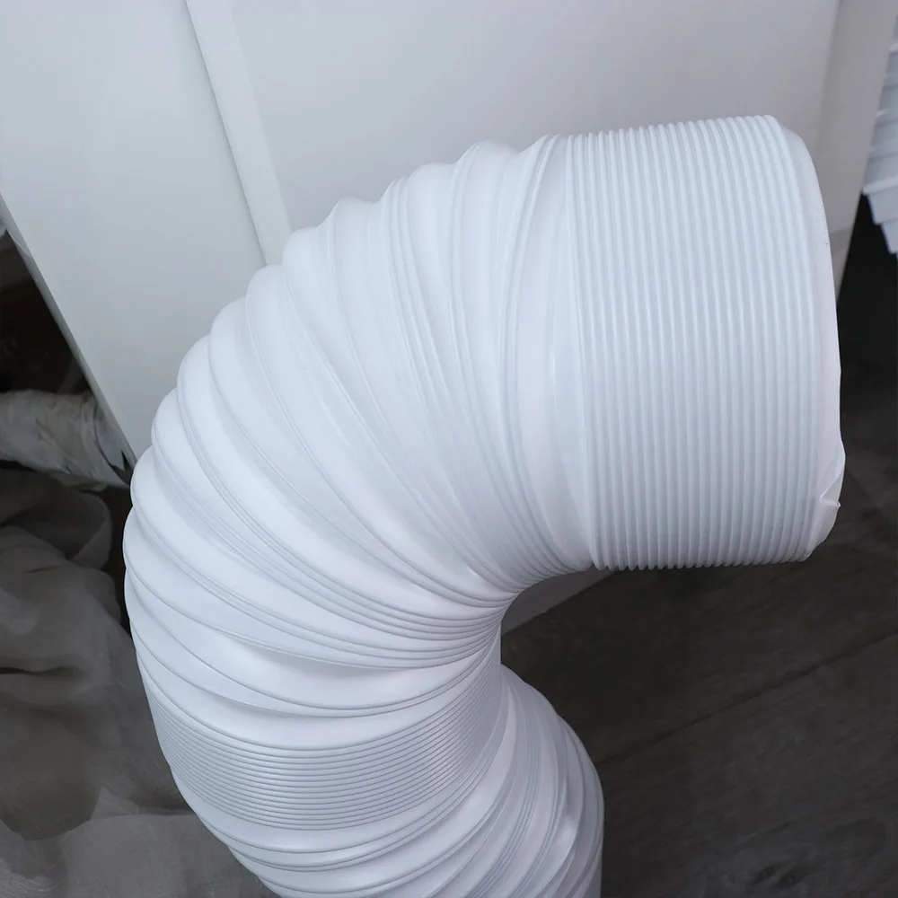 PP 130/150mm Duct Extension Pipe Flexible Extension Vent Hose for Mobile Air Conditioning Universal Extra Long