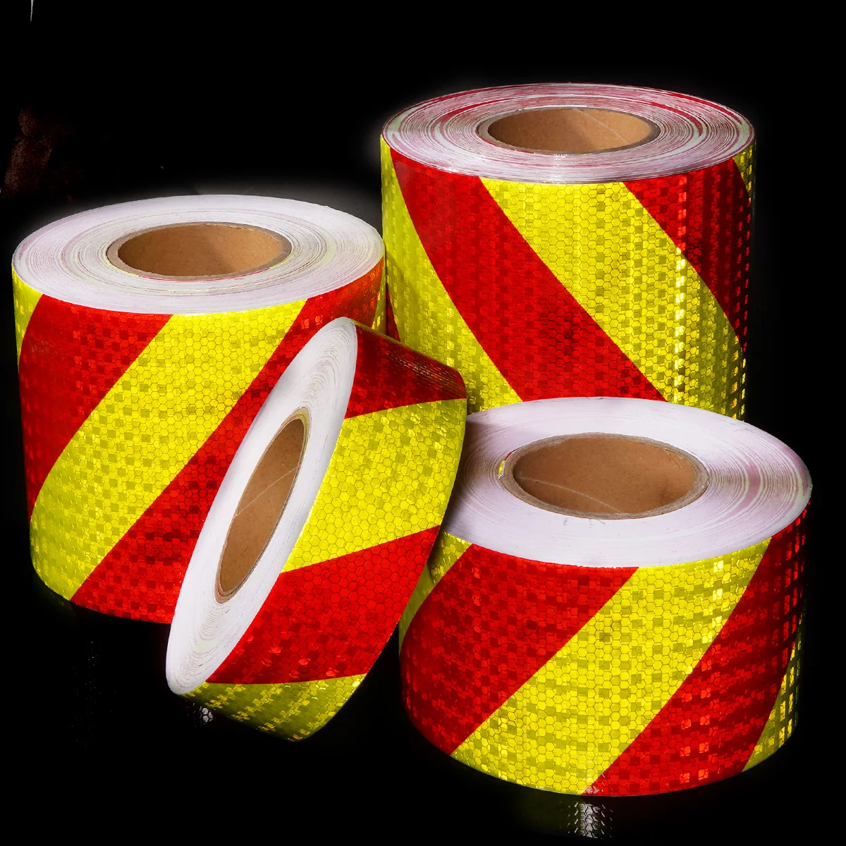 Reflective Adhesive Tape Twill Green-Red Strips Waterproof Safety Reflectors Sticker For Car