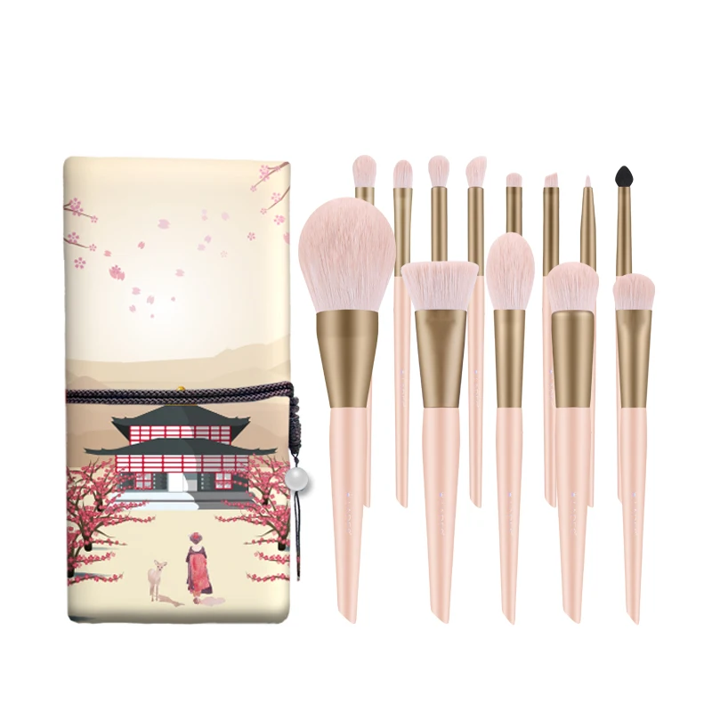 Hxl 13 Pcs Makeup Brush Set Eye Shadow Full Set Beauty Tools