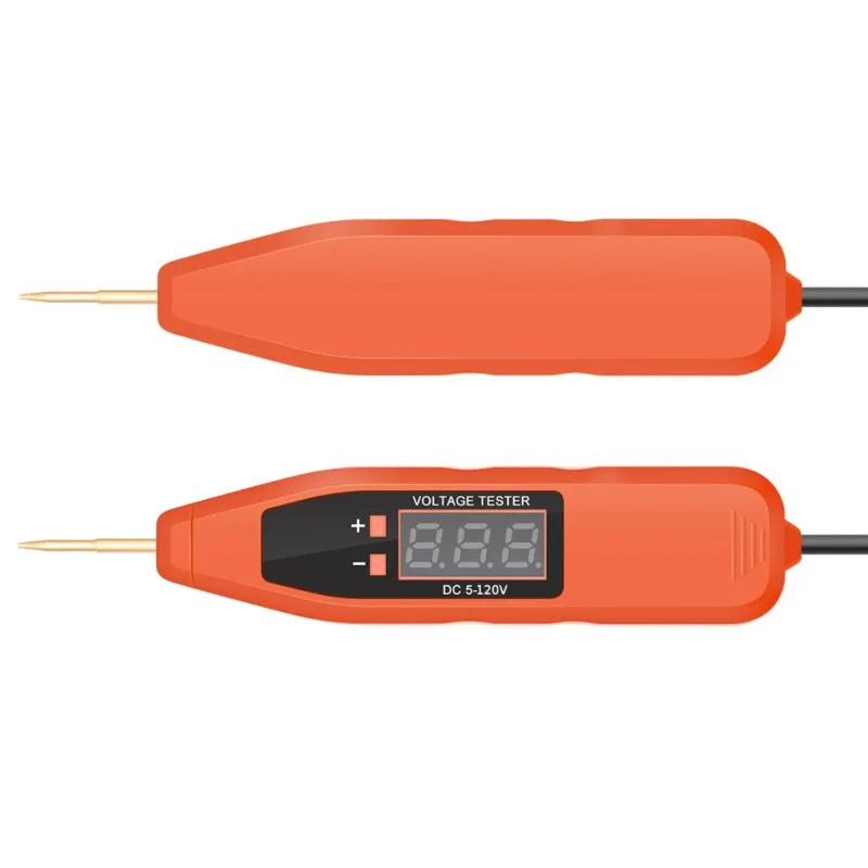Car Truck Electrical Circuit Voltage Tester Pen Power Probe Automotive Scanner Auto LED Display Digital Diagnostic Tool 5V-120V