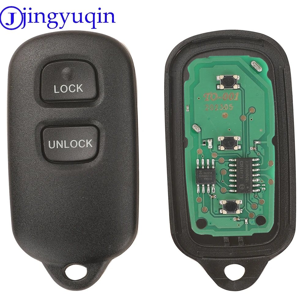 jingyuqin Zdalny pilot samochodowy BAB 237131 -056 303,8 MHz dla Toyota MR2 spider 2002 2003 Tacoma 2002-2004 Tundra 2002-2004 RAV4 2003