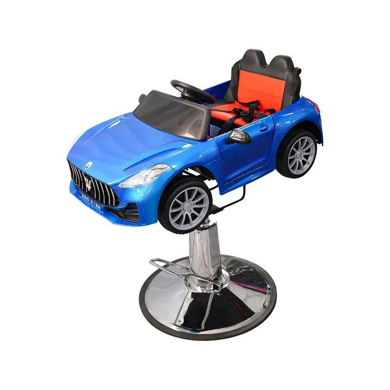 Perambulator Hairdressing Hair Cutting Chair Lifting Simulation Safety Seat Cartoon Electrically Operated Compact Car
