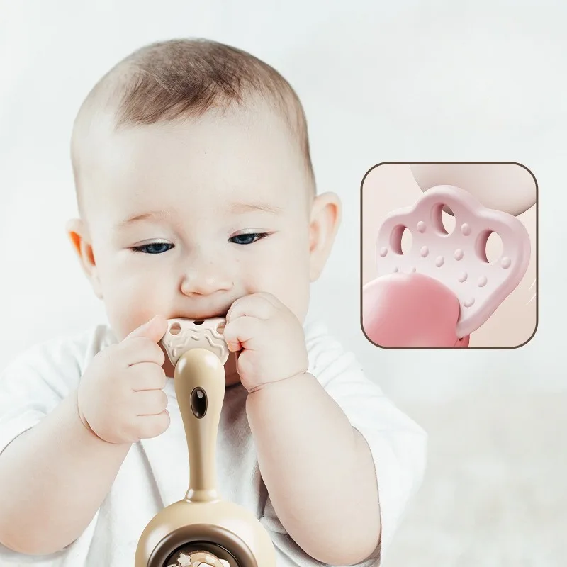 Zabawki dla niemowląt: grzechotki, puzzle, gryzaki, żel do ząbkowania, uchwyt na rękę, wczesna edukacja, trening łamiączki, zestaw uspokajający dla niemowląt i małych dzieci.