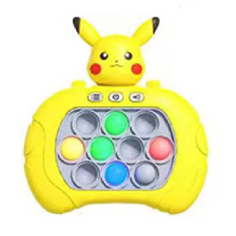 New Pop Light Fidget Game Quick Push Bubble Machine Game Portable Handheld Antistress Toys Gift for Kids Relieve Stress Toys