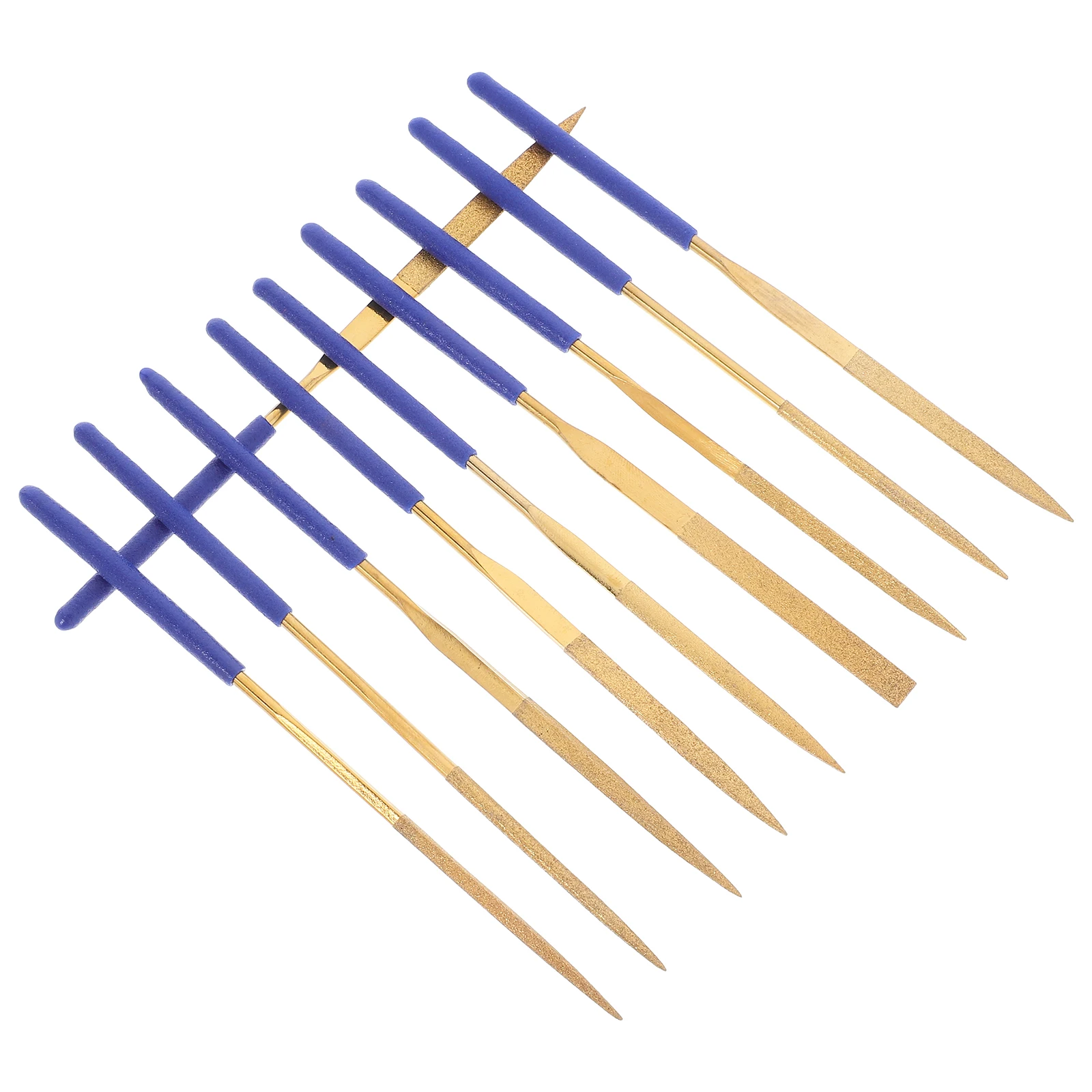 

10 Pcs File Set Carbon Steel Needle Files Tools Wood File Set Sharpening Plastic Smoothing Filing H Crafts