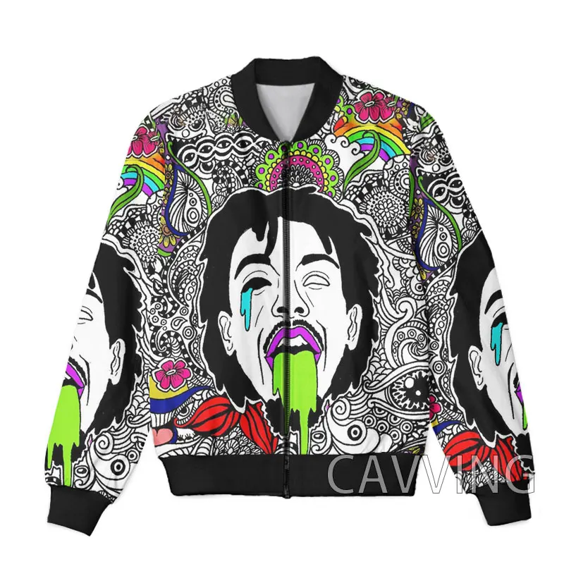 CAVVING 3D Printed  Flatbush Zombies  Zipper Bomber Jackets Men Overcoat Mens Coat Zip Up Jackets for Women/Men