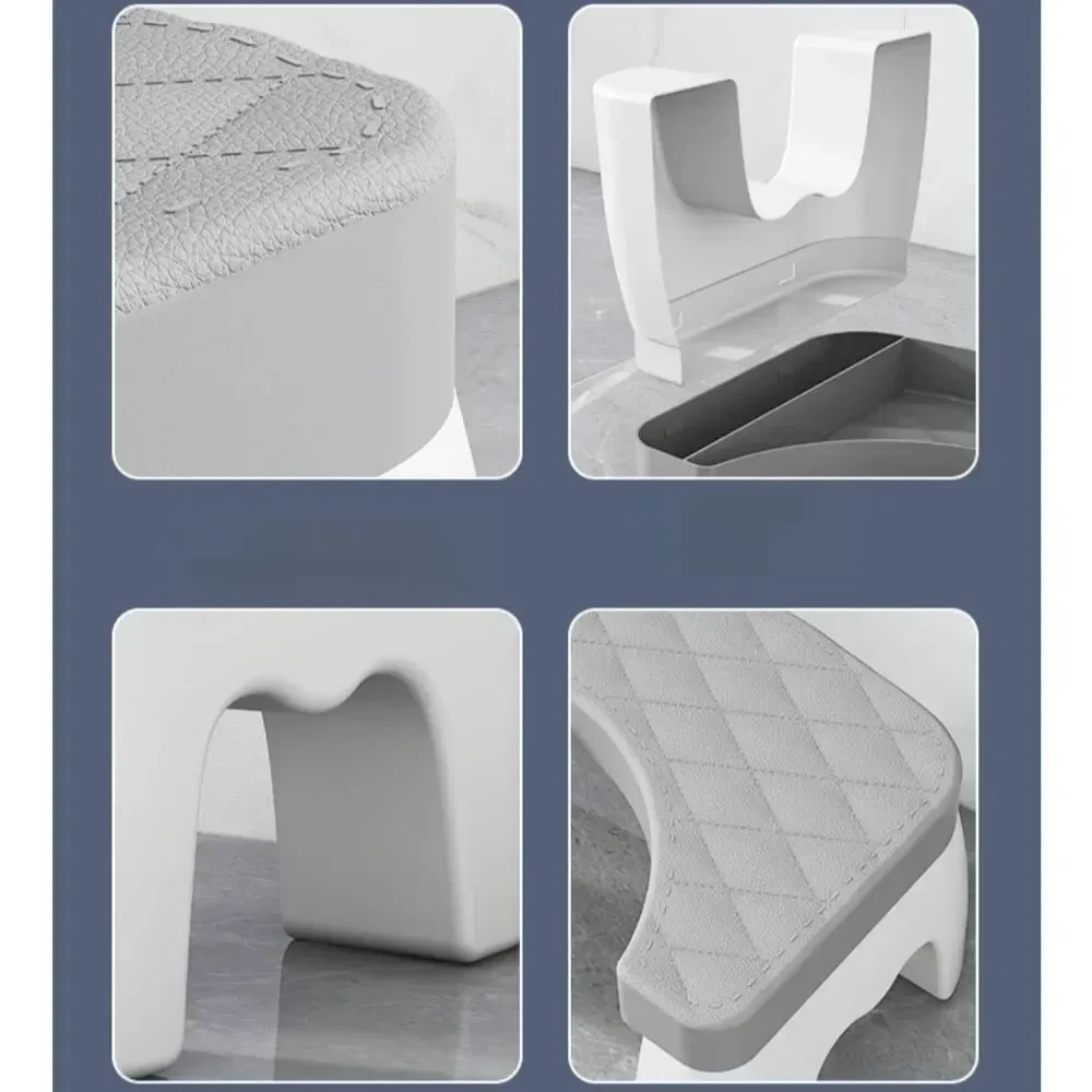 1PC Waterproof Squatty Potty Toilet Stool Toilet Foot Stool Squat Stool For Pregnant Woman Children Adult Old People