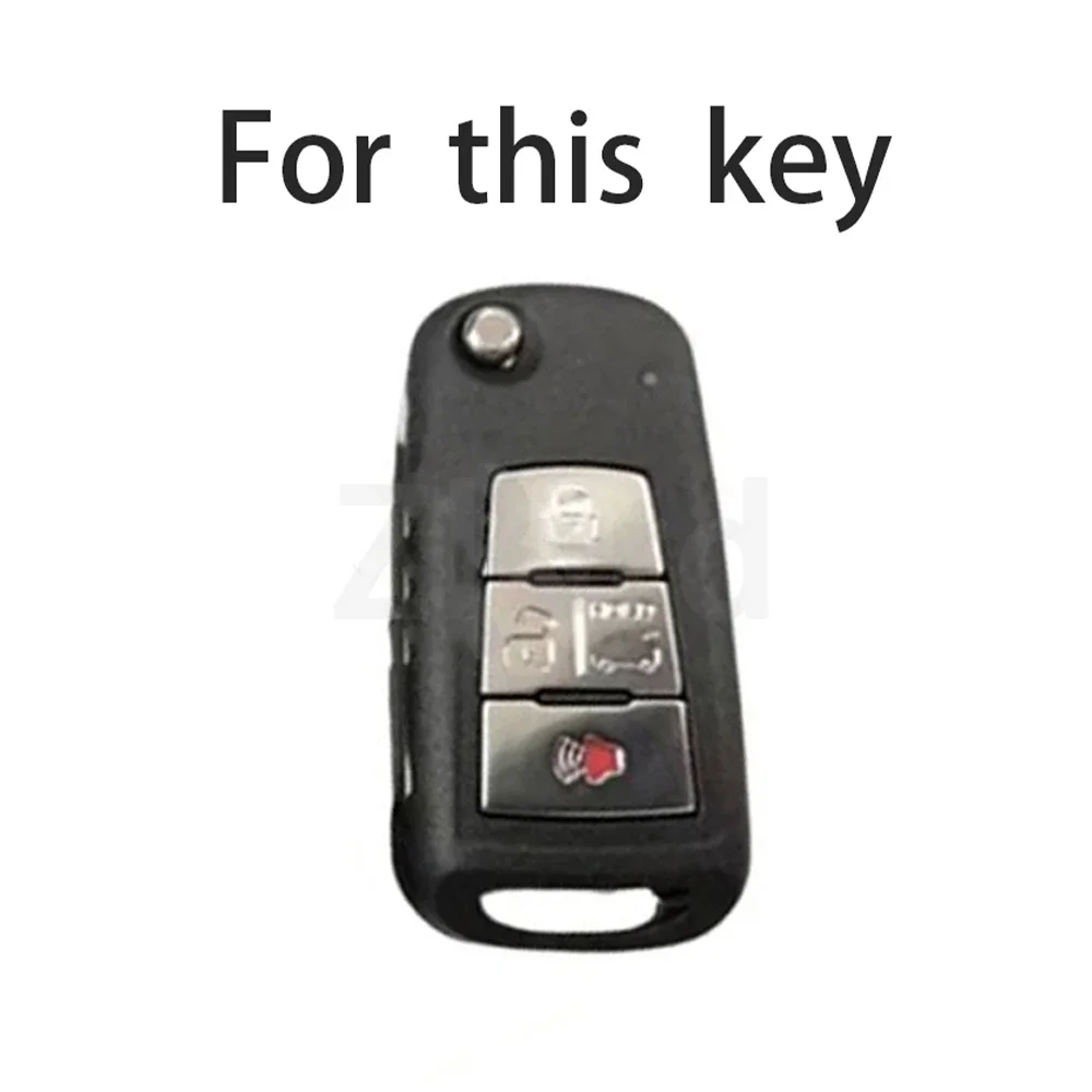 New TPU Set 4 Buttons Car Key Case  for Proton Persona 2022 Saga Perusahaan Otomobil Nasional Remote Key Case