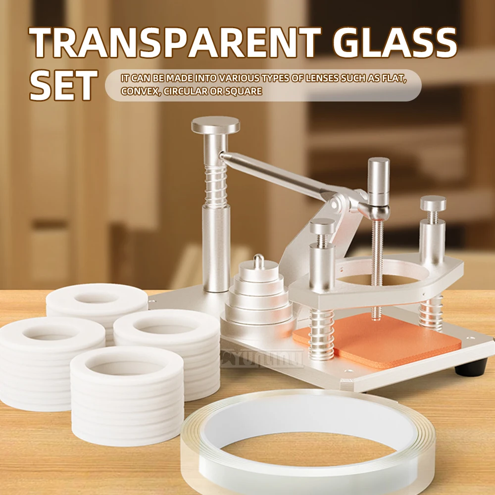 Effortless Suction-Powered Opening,Watch Glass Opener: Multiple Mold Designs for Watch Crystals for Convex and Flat Glass