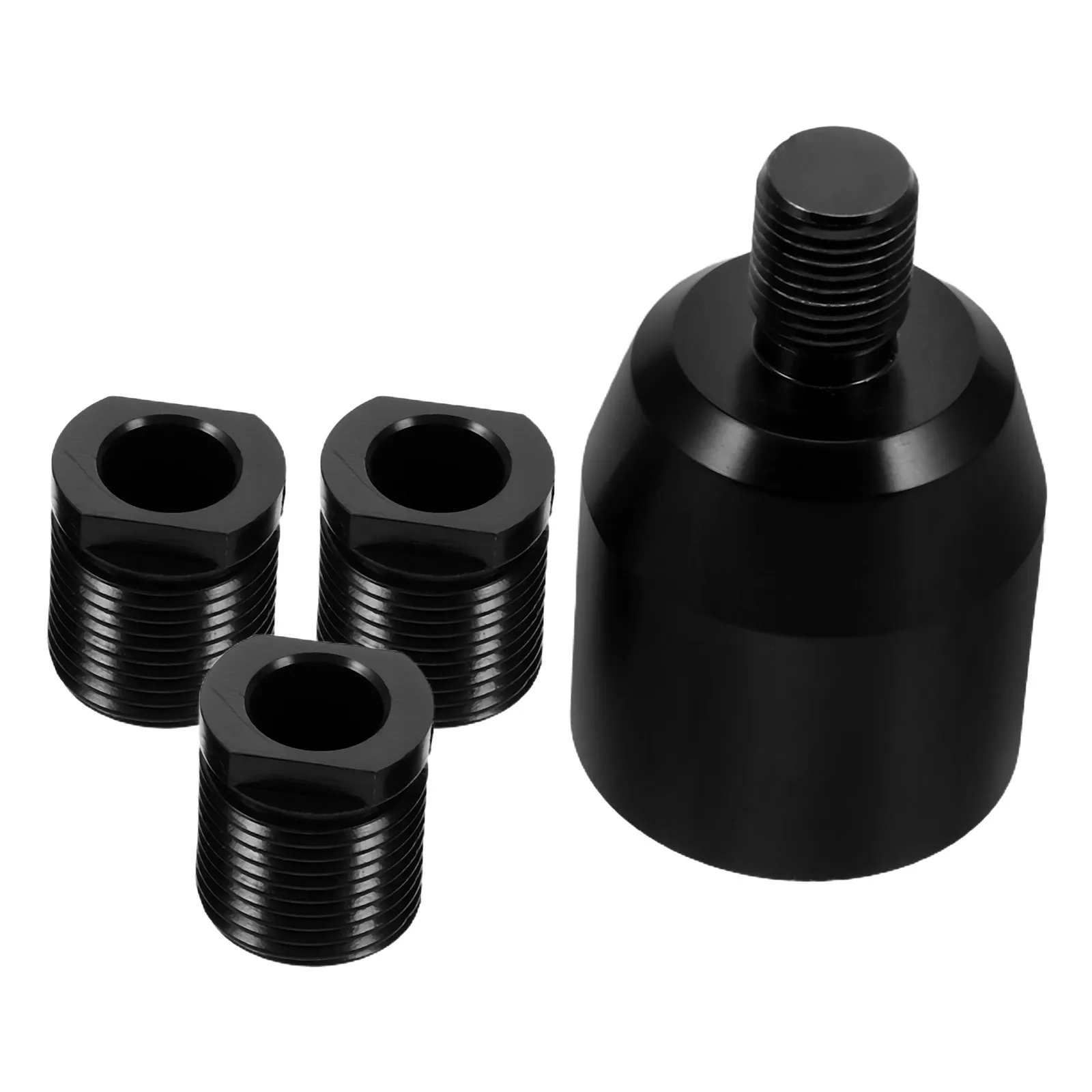 Gear Shift Knob Adapter 12Mm Thread Aluminum Alloy Precision Shifter Connector Manual Transmission Gear Stick Upgraded Car