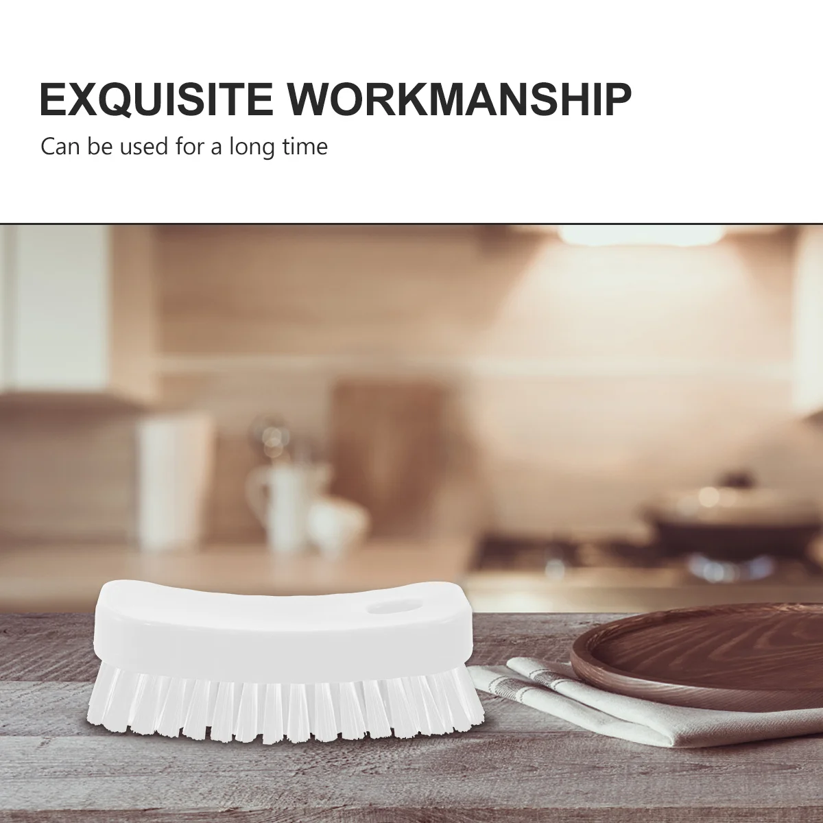 

Flexible Bristle Nail Brush Hand Foot Dirt Remover Portable Travel Size Kitchen Bathroom Garden Shed Sink Use Nail Brush