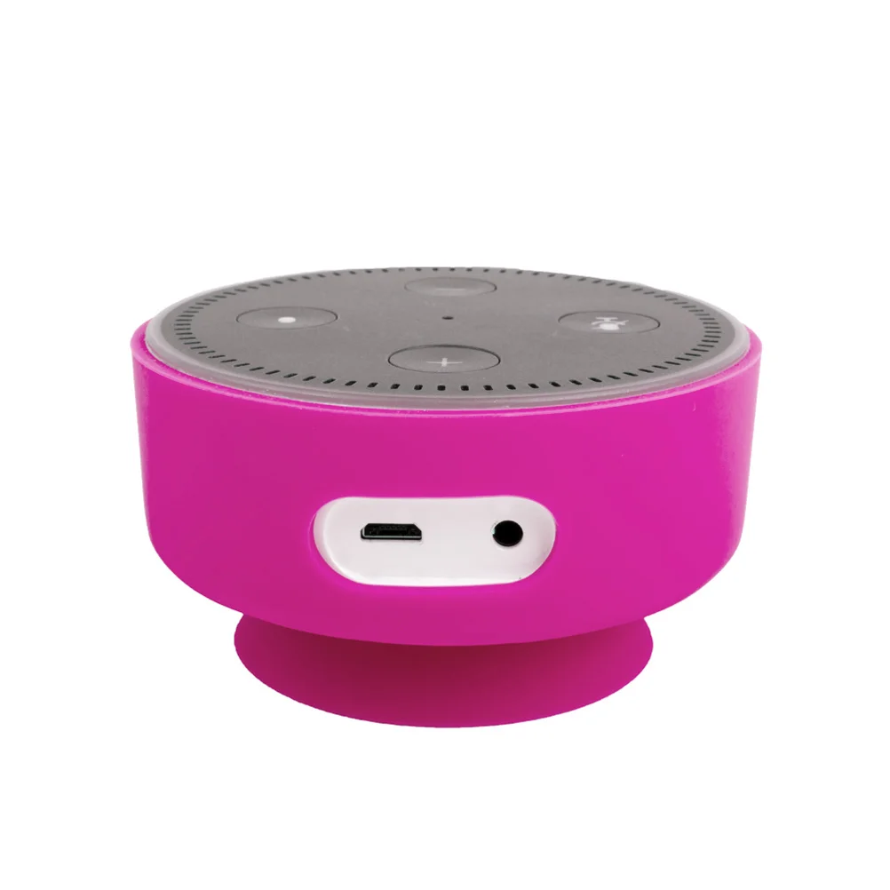 

2nd Generation Silicone Case Protective Cover Suction Cup Sticky Gel Pad Base Accessories for 2 Speaker Portable Travel