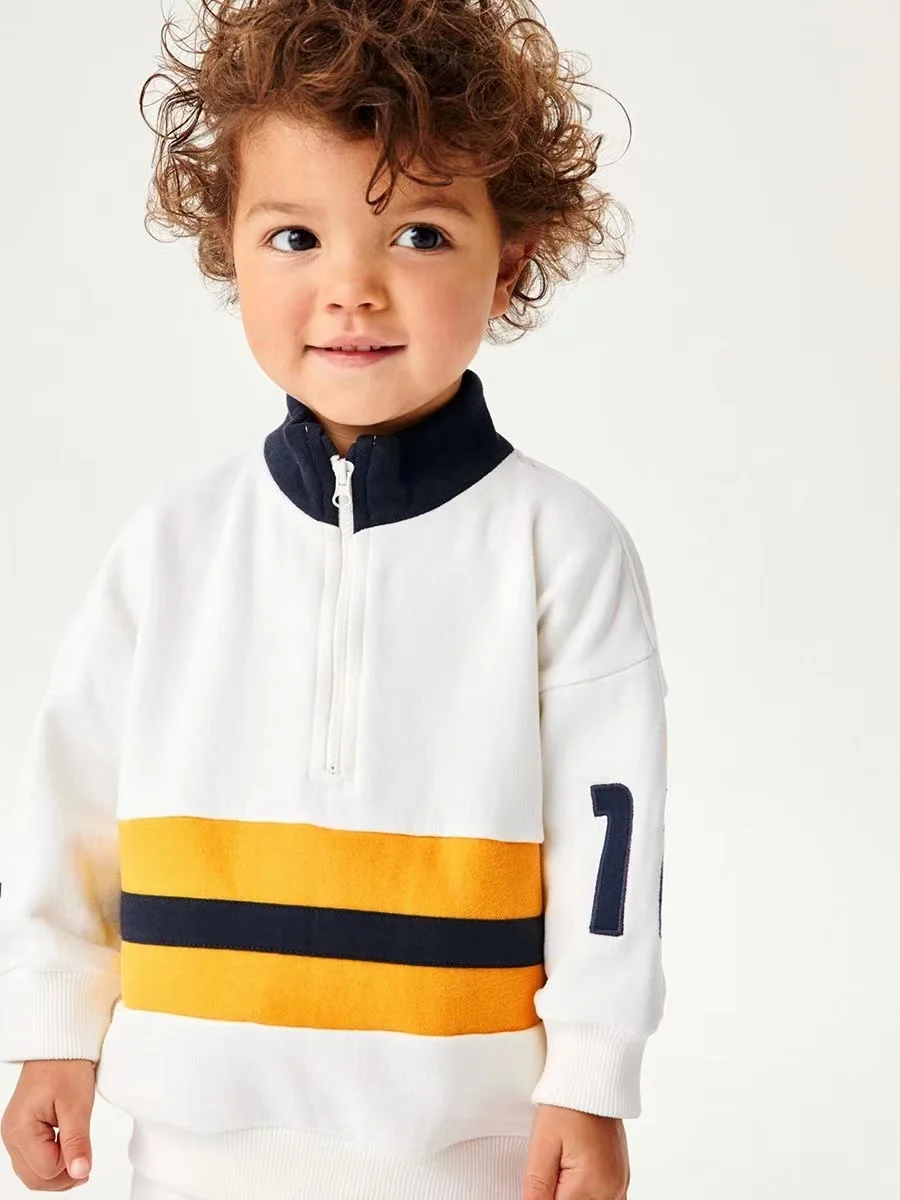 

Children's Casual Pure Cotton Set For Babies Comfortable Long Sleeved Outdoor Sportswear for Boys and Girls Two-piece Set 2 4 7Y