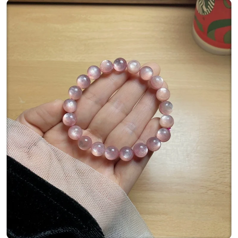 5A Lepidolite Pink Round 10mm 12mm 14mm 16mm Nature for DIY Making Jewelry Bracelet 17cm FPPJ Wholesale Loose Beads - view 4