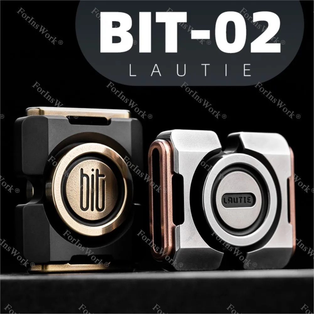 

LAUTIE BIT02 Спиннер для пальцев, гироскоп, высокоскоростной бесшумный механический EDC игрушечный бит, серия настольных гаджетов, Спиннер для взрослых