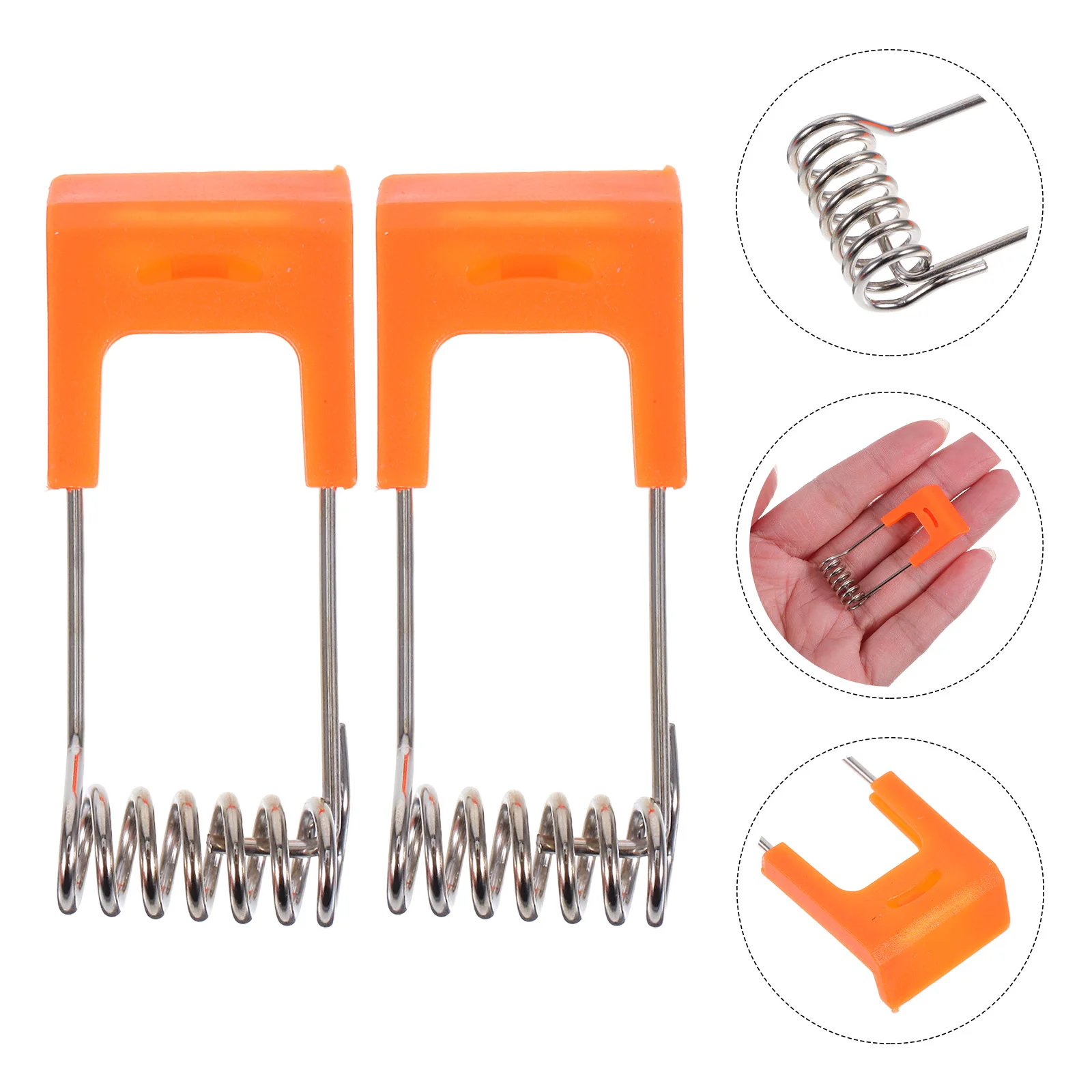 

100Pcs Recessed Lighting Clips Plastic Spring Clamp Hooks for Downlight Installation Stable Support Clips for Ceiling Lights